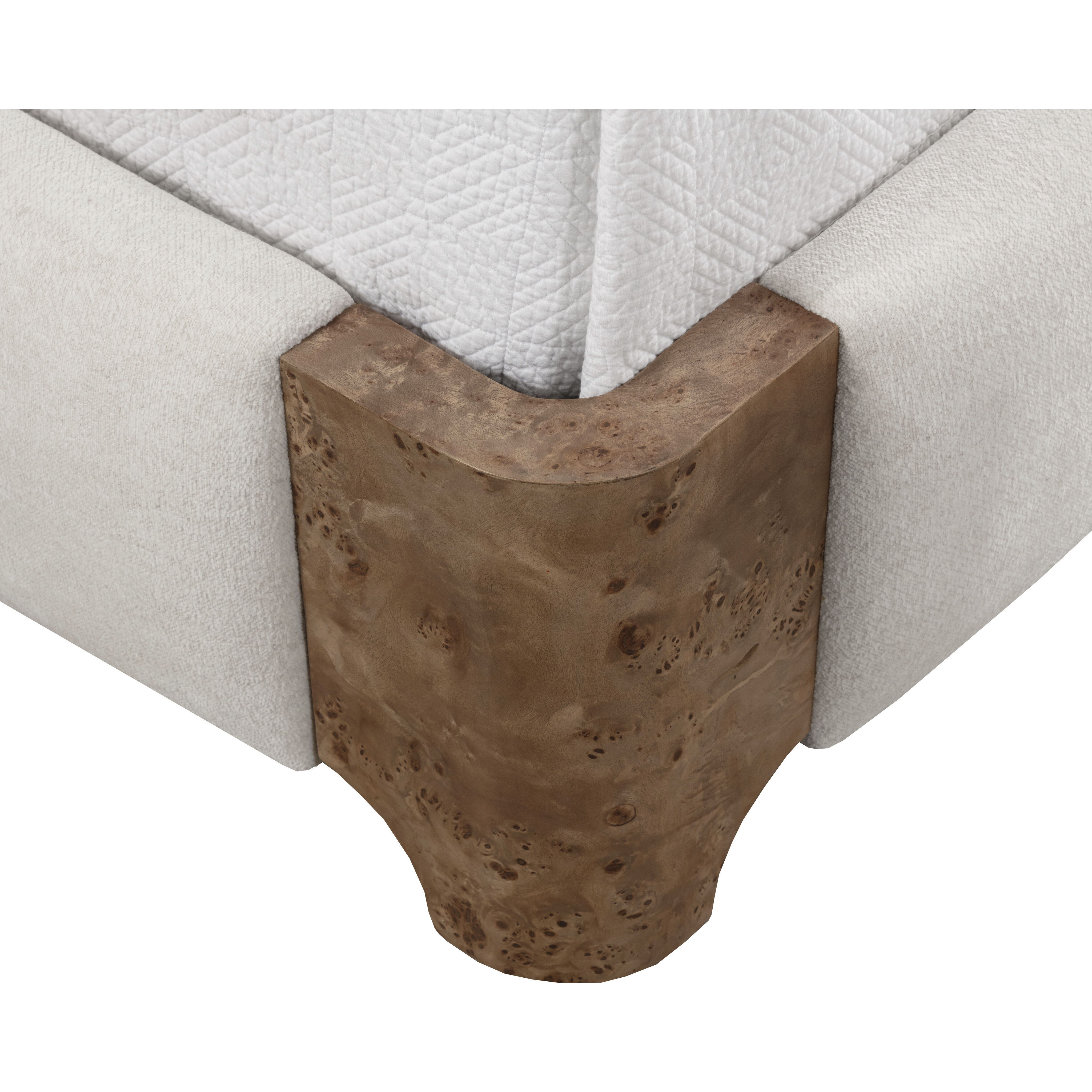 Knowles Eclipse White Bed, King